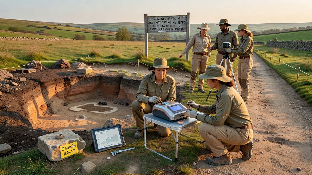 Advancements in Artifact Dating Methods from Digs Adjacent to Established Walking Routes